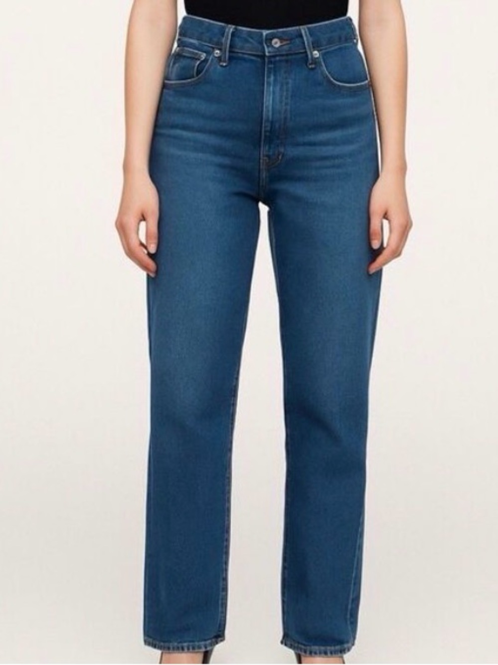 RE/DONE high rise straight leg jeans XL